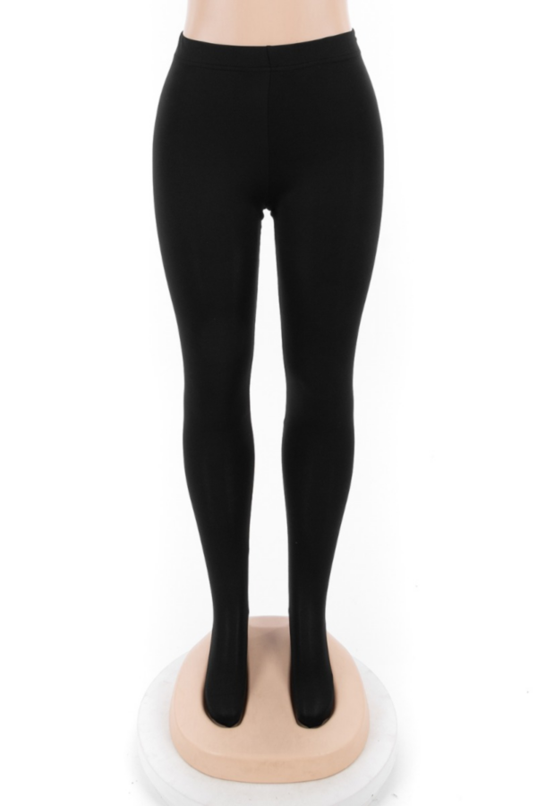 Letters stretch high waist leggings